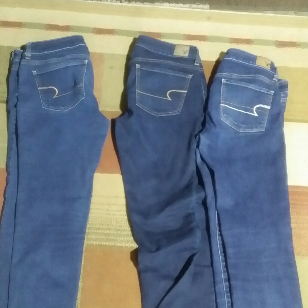 5 pair of American Eagle skinny Size 6